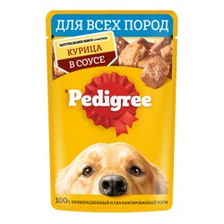 PEDIGREE® для взрослых собак всех пород Курица в соусе